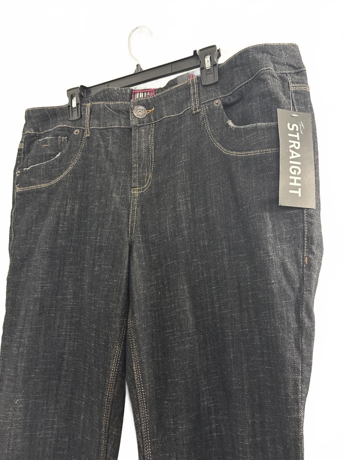 Other Torrid Denim 24R Tru Straight Jean - Black Vintage Wash Size 42" / US 20 - 2 Thumbnail