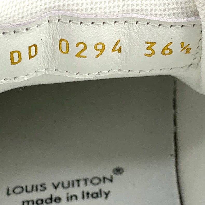Louis Vuitton Louis Vuitton Trainer blue logo embossed lace-up casual fl Size US 6 / IT 36 - 6 Thumbnail