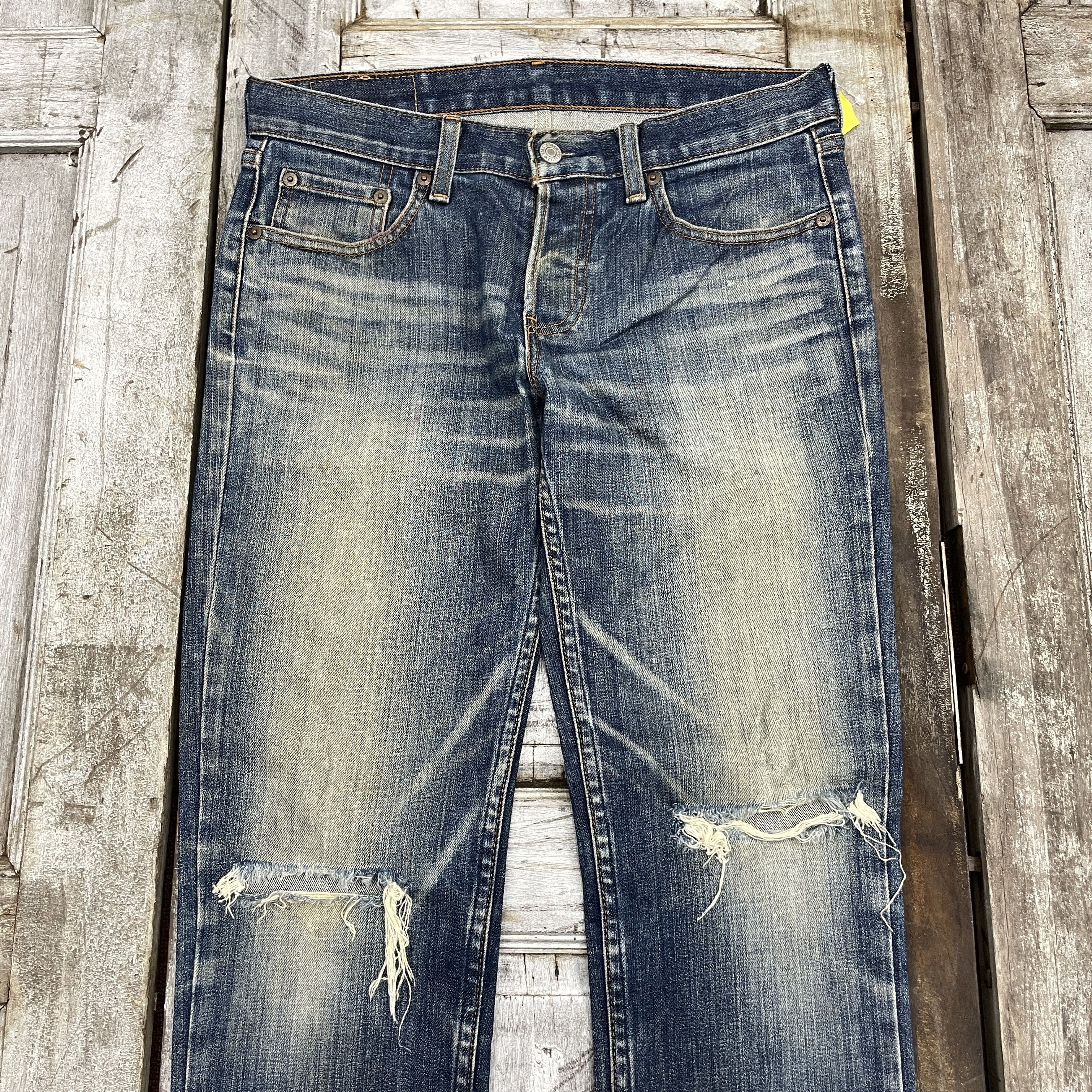 Levi's × Vintage Vintage Levi's 511 Faded Knee Distressed - WC330 Size US 31 - 5 Thumbnail
