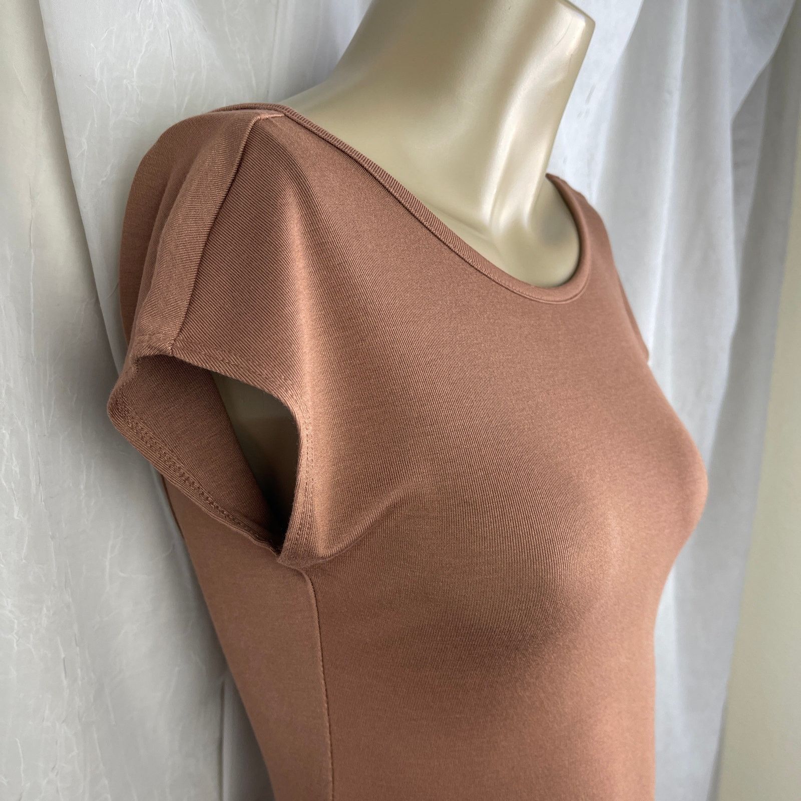 Forever 21 Forever 21 Scoop Back Short Sleeve Bodysuit Dusty Pink XS Size XS / US 0-2 / IT 36-38 - 4 Thumbnail