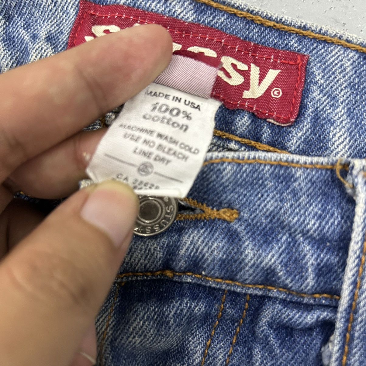 Stussy × Vintage Vintage Stussy Distressed Jeans Made in Usa Size US 34 / EU 50 - 12 Thumbnail