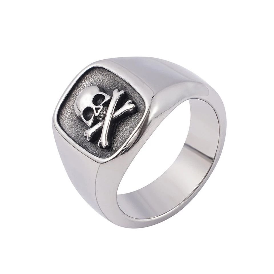 Japanese Brand × Vintage skull embossed ring Size ONE SIZE - 2 Thumbnail