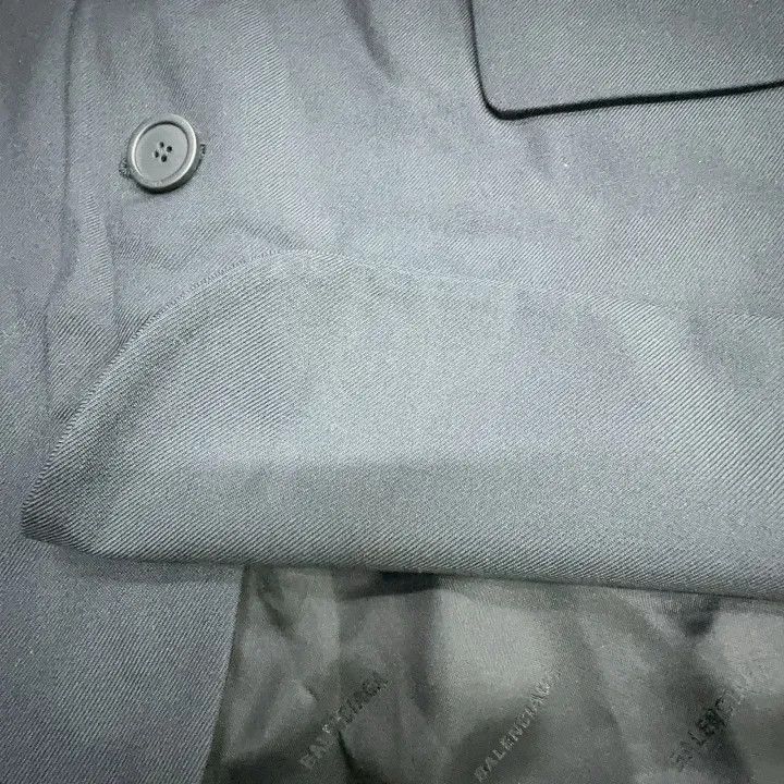 Balenciaga Balenciaga Black Short Sleeve Suit Jacket 0079-2507 Size US M / EU 48-50 / 2 - 8 Thumbnail