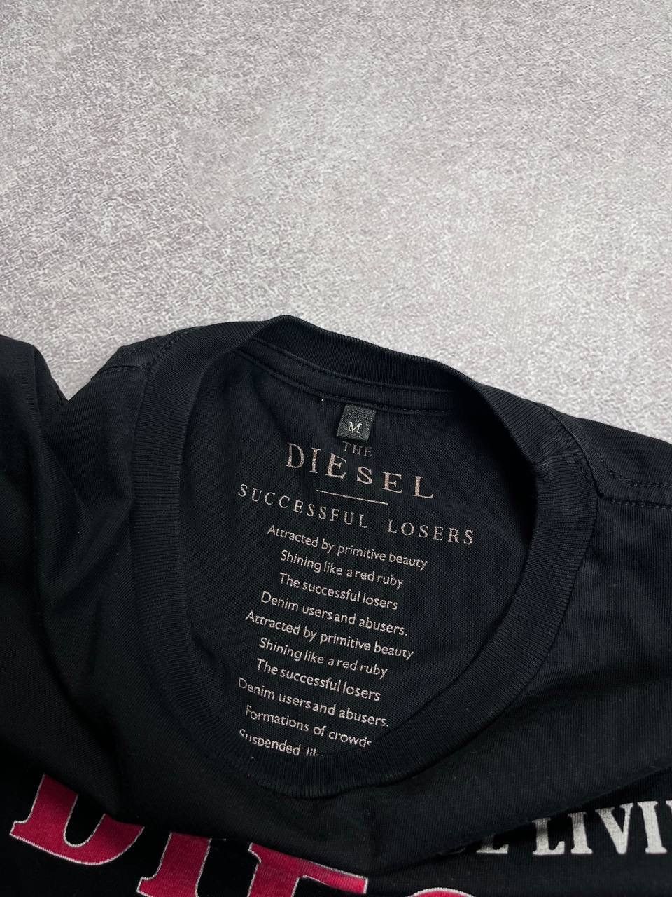 Diesel × Vintage Vintage Diesel Big Logo Successful Losers T-shirt M Size US M / EU 48-50 / 2 - 3 Thumbnail