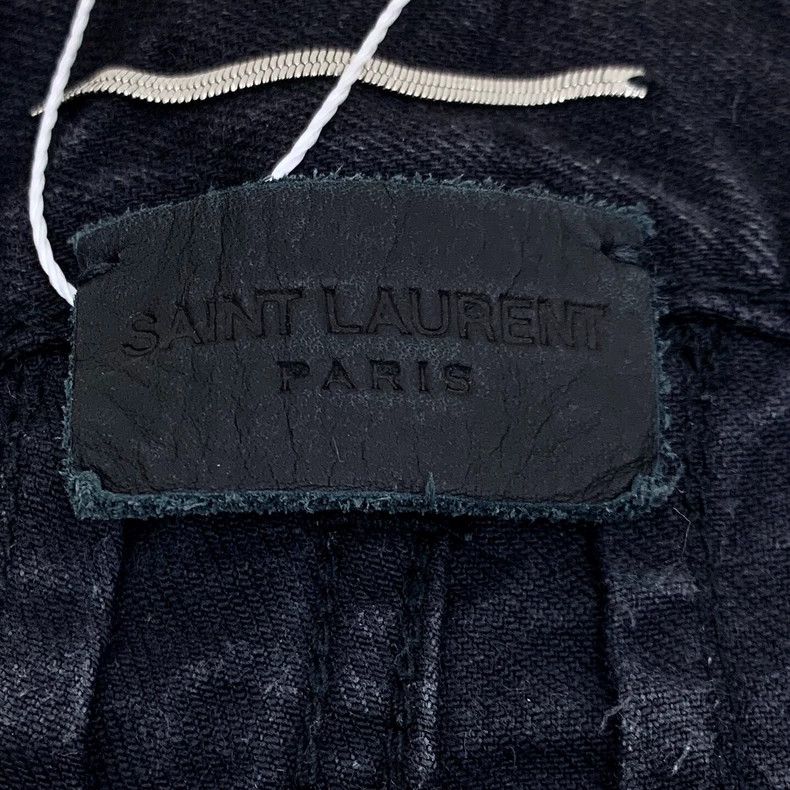 Saint Laurent Paris Saint Laurent Black ripped casual denim pants 2504-Nextarro Size US 32 / EU 48 - 6 Thumbnail