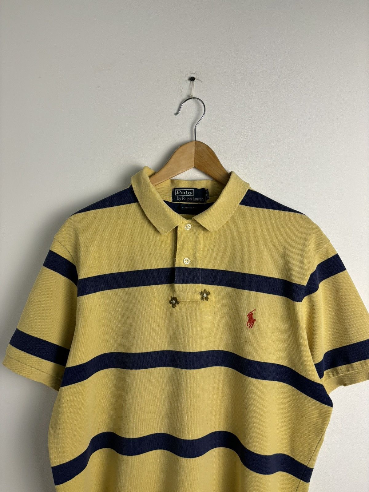 Polo Ralph Lauren × Ralph Lauren × Vintage Vintage Polo Ralph Lauren Embroidery Flower Repair Polo Size US L / EU 52-54 / 3 - 2 Thumbnail