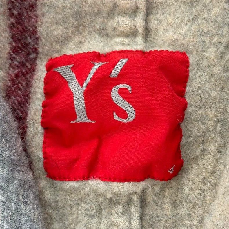 Y's Y's Wool contrast striped woolen jacket Size US XL / EU 56 / 4 - 5 Thumbnail