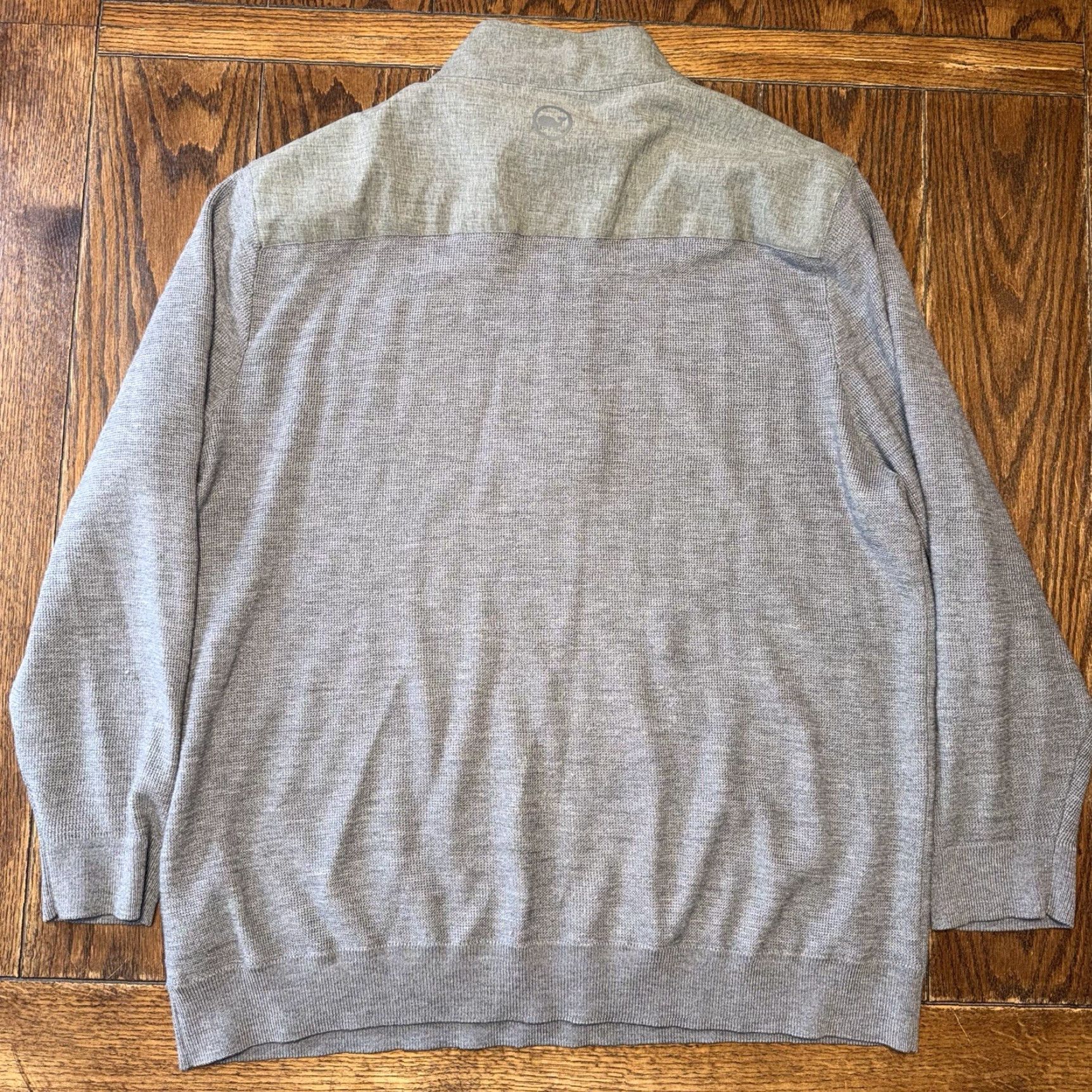 Vineyard Vines Vineyard Vines Jim Nantz 1/4 Zip Pullover Mens XL Gray Mock Neck Sweater Golf Size US XL / EU 56 / 4 - 5 Thumbnail
