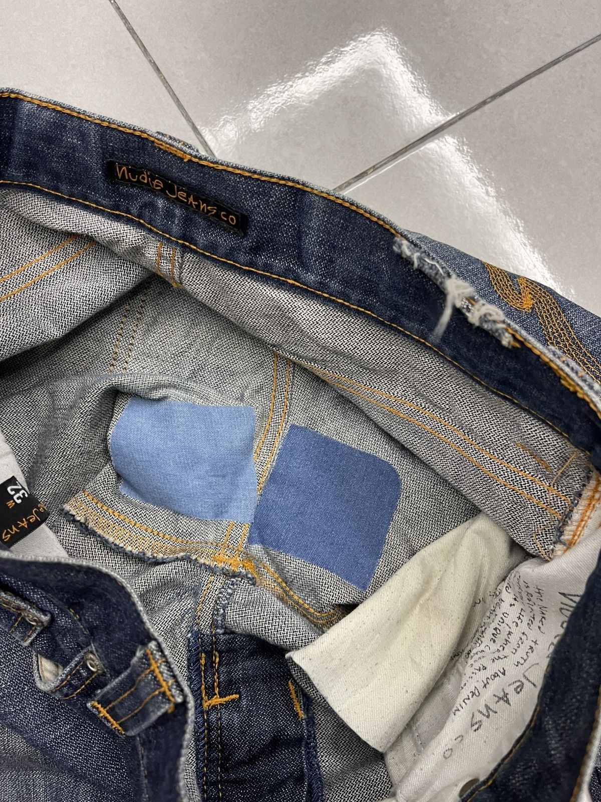 Nudie Jeans Nudie Jeans Distressed Size US 32 / EU 48 - 12 Thumbnail