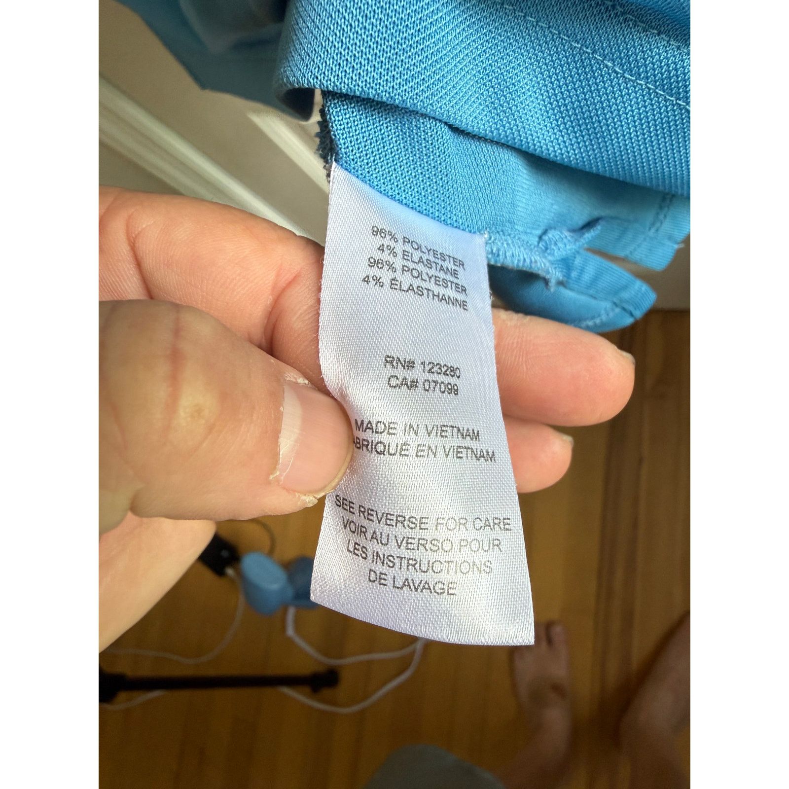 TravisMathew Travis Mathew Men’s Medium Golf Polo Blue Heather Geometric Size US M / EU 48-50 / 2 - 3 Thumbnail