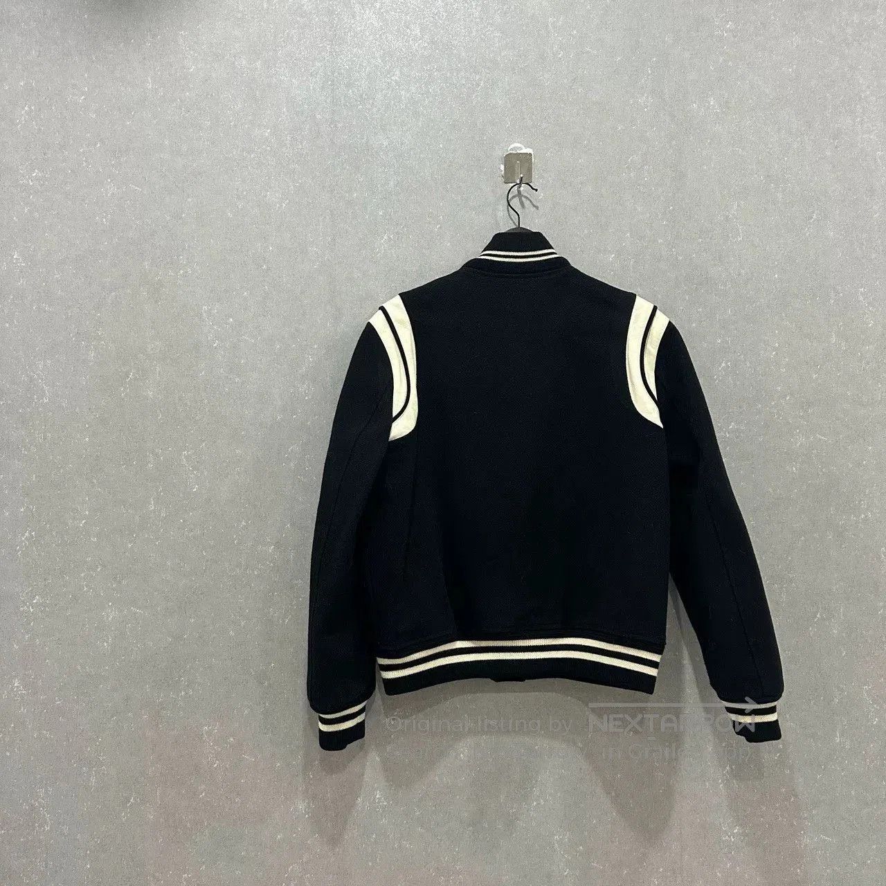 Saint Laurent Paris Saint Laurent Striped Baseball Jacket. Size US M / EU 48-50 / 2 - 2 Thumbnail