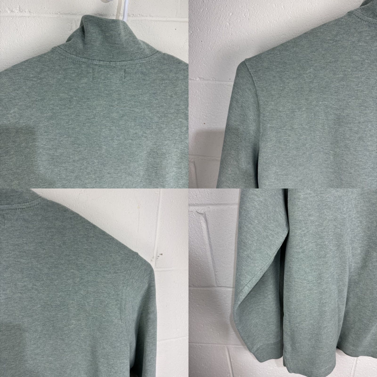 Polo Ralph Lauren Polo Ralph Lauren Sweater Shirt Men 2XL Green 1/4 Zip Knit Pony Logo Mock Neck Pullover Christmas? (Note: No extra words) Size US XXL / EU 58 / 5 - 9 Thumbnail