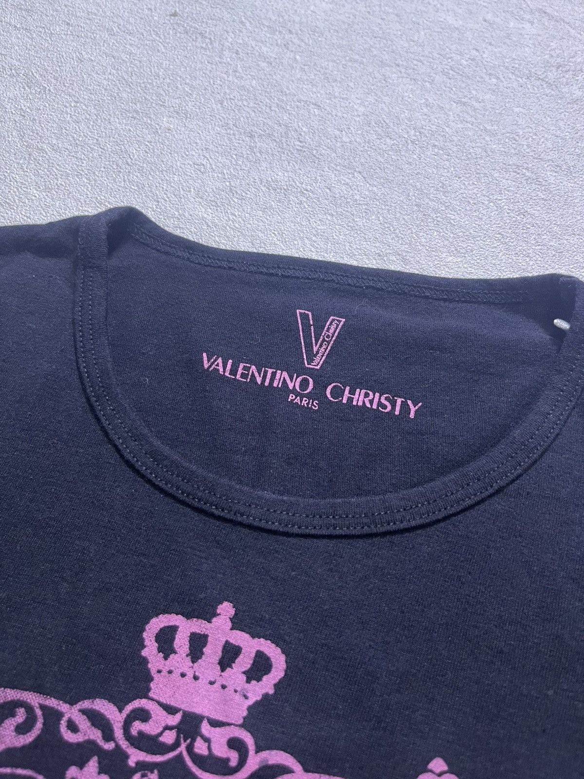 Japanese Brand Y2K VALENTINO CHRISTY short sleeve tshirt Size US M / EU 48-50 / 2 - 3 Thumbnail