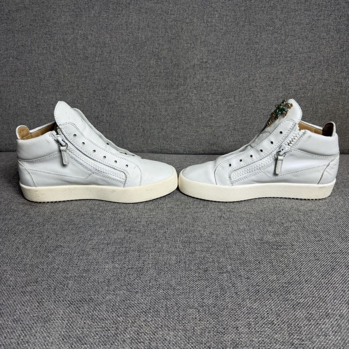 Giuseppe Zanotti Giuseppe Zanotti Leather Hi Top Sneakers Size US 6.5 / EU 39-40 - 11 Thumbnail