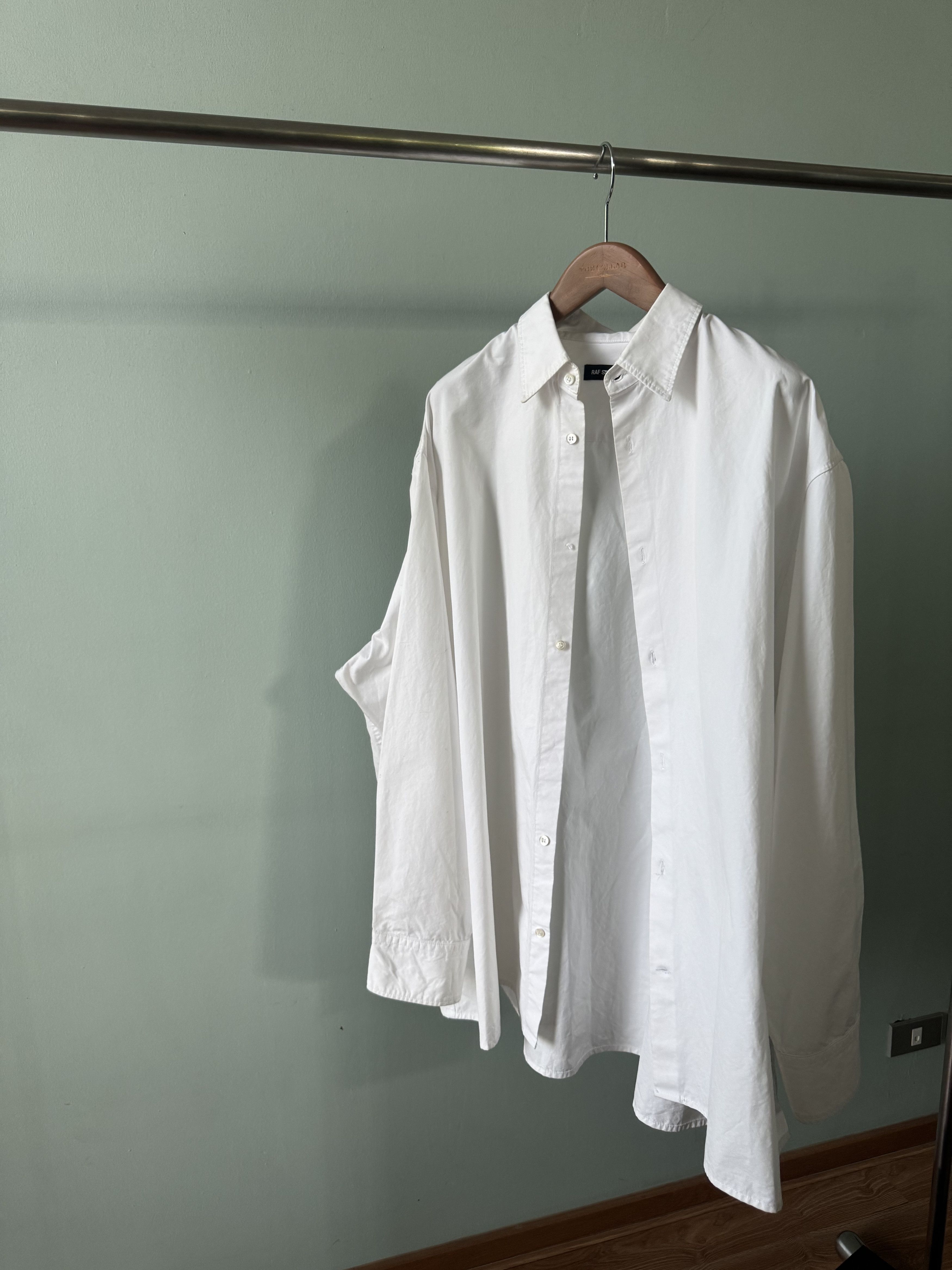 Raf Simons Oversized White Shirt Size US S / EU 44-46 / 1 - 4 Thumbnail