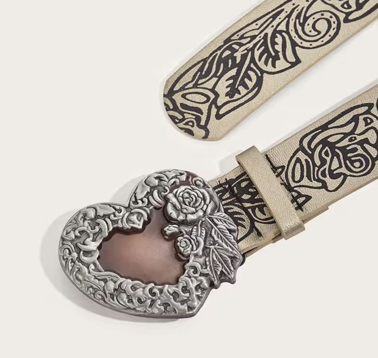 Japanese Brand RoseHeart Buckle Belt Size ONE SIZE - 5 Thumbnail