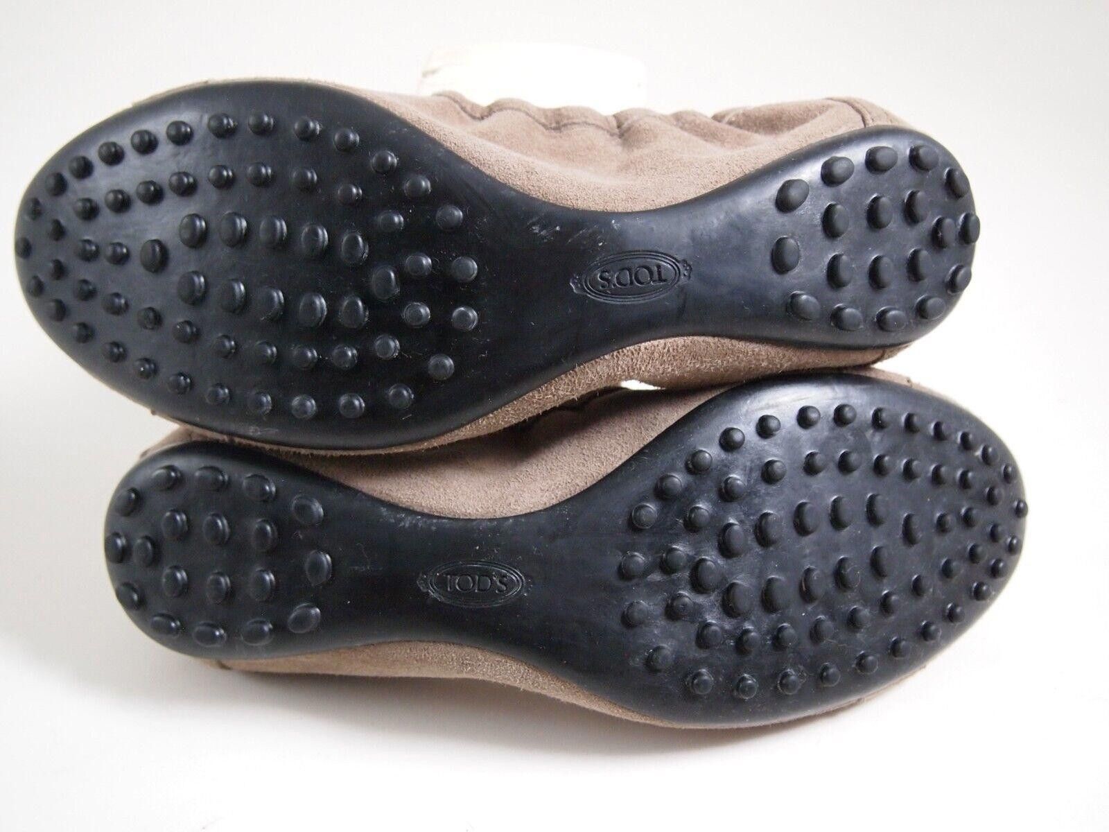 Tod's Tod's TT Ballet Flats Beige Suede Womens EU 37.5 US 7.5 $520 Size US 7.5 / IT 37.5 - 9 Thumbnail