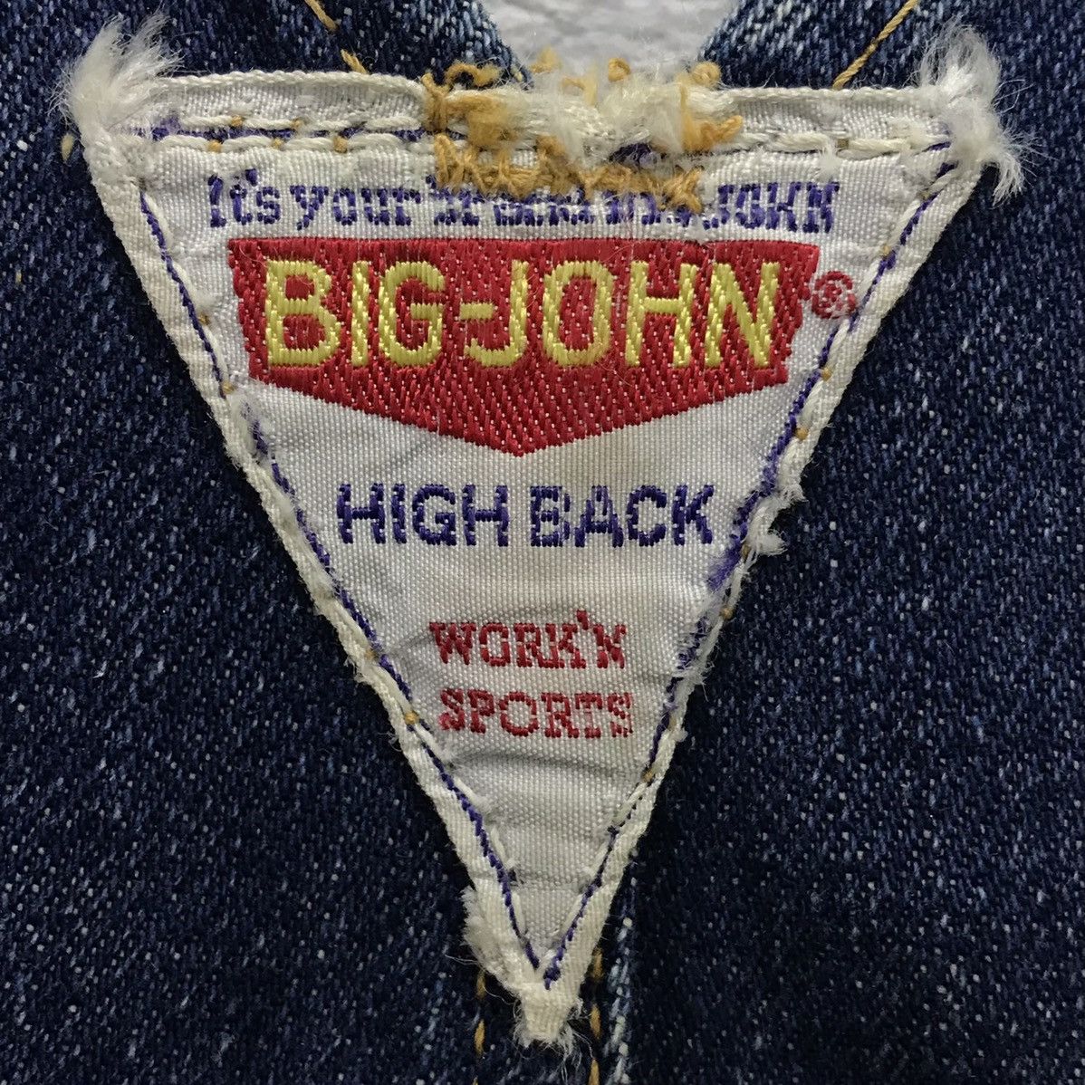 Big John × Vintage Vintage Big John Denim Overall Size US 30 / EU 46 - 11 Thumbnail