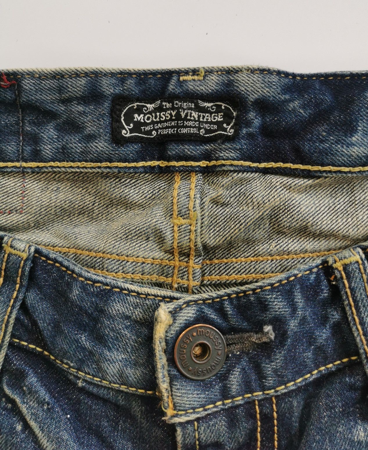 MOUSSY Moussy Japan Flare Bootcut Mud Jeans Size 29" - 6 Thumbnail