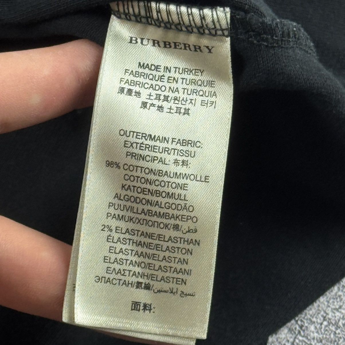 Burberry Burberry Brit Black Slim Fit Polo / Embroidered Knight Logo Size XS / US 0-2 / IT 36-38 - 8 Thumbnail
