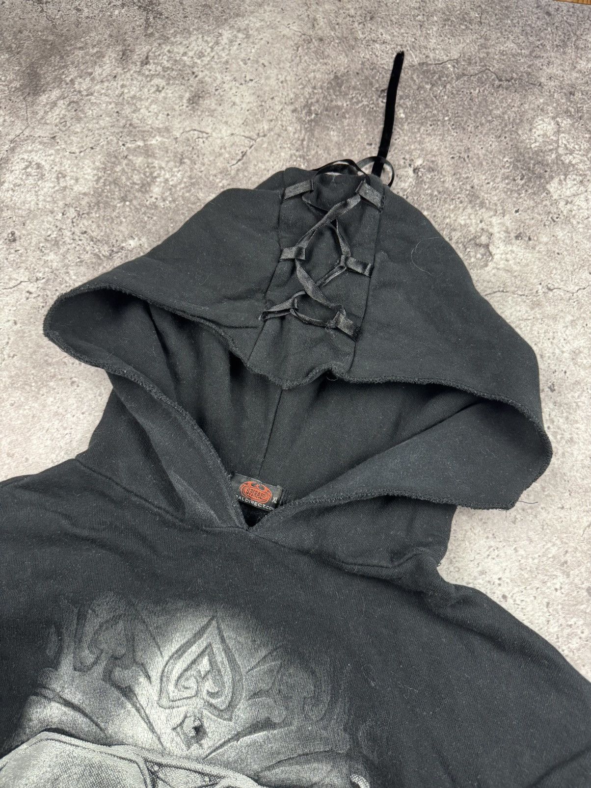 Japanese Brand Y2k opium designer zip hoodie Vamp Rick Owens type spiral Size US L / EU 52-54 / 3 - 4 Thumbnail
