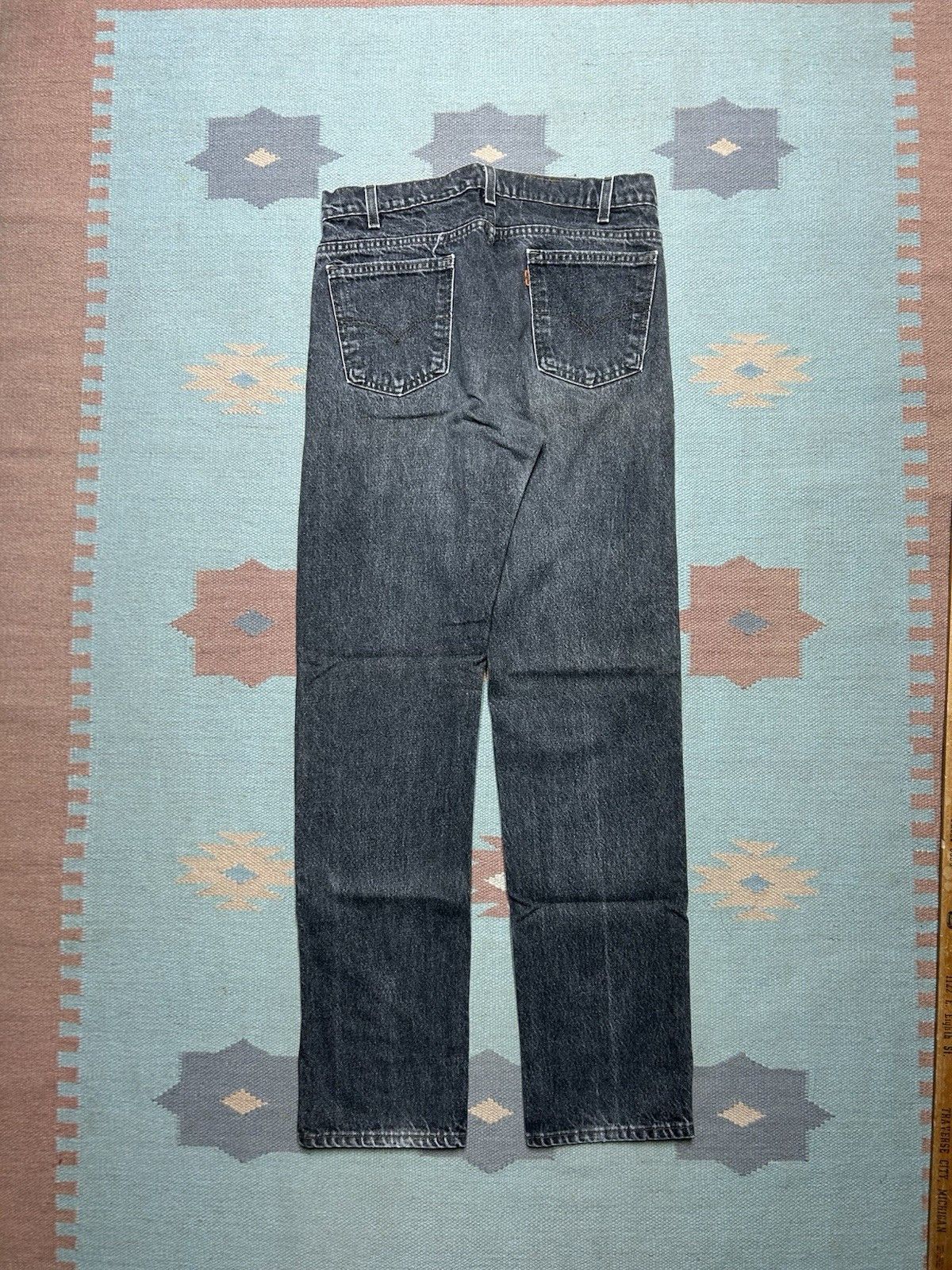 Vintage Vtg 90s Levi’s 505 jeans orange tab straight USA skate 32x33 Size US 32 / EU 48 - 1 Thumbnail