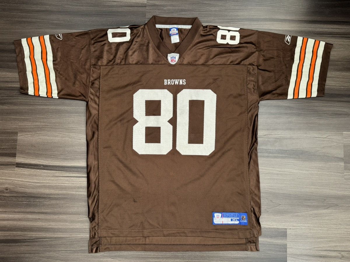 Reebok Vtg Cleveland Browns Kellen Winslow Jr #80 NFL Game Jersey Size US XL / EU 56 / 4 - 1 Thumbnail