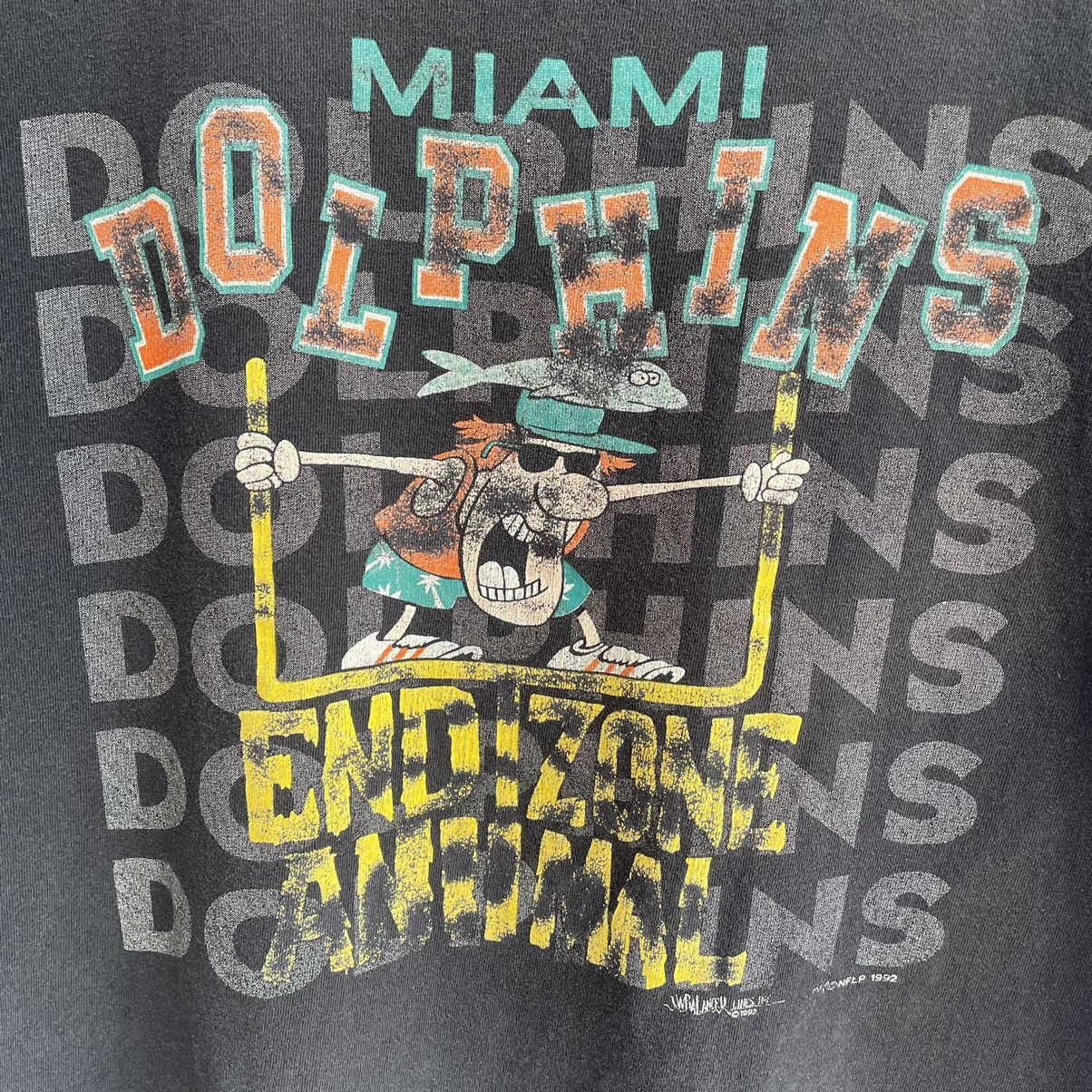 NFL × Vintage Vintage 1992 NFL miami dolphin endzone animal tshirt Size US L / EU 52-54 / 3 - 2 Thumbnail