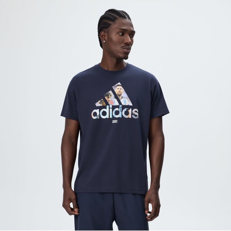 Kith Kith & Messi for Adidas Football graphic tee size medium Size US M / EU 48-50 / 2 - 2 Thumbnail