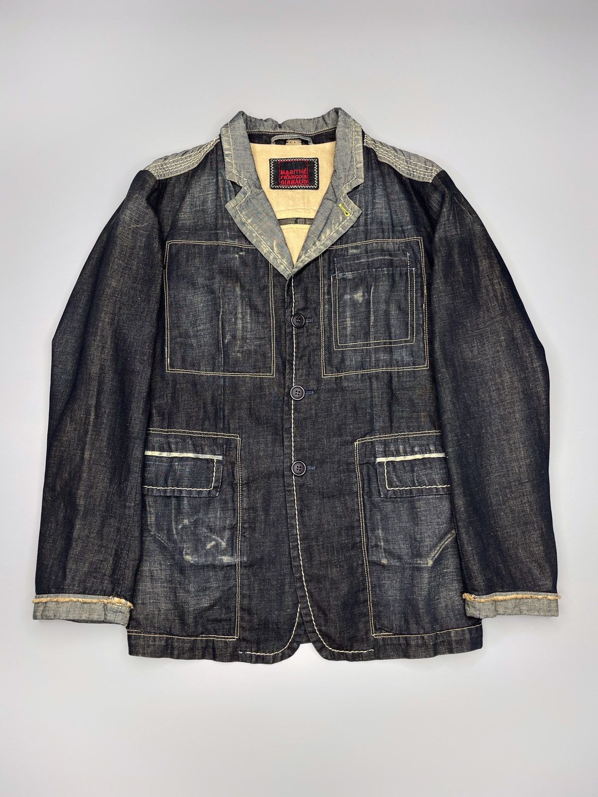 Vintage Marithe Francois Girbaud Denim Jacket Archive