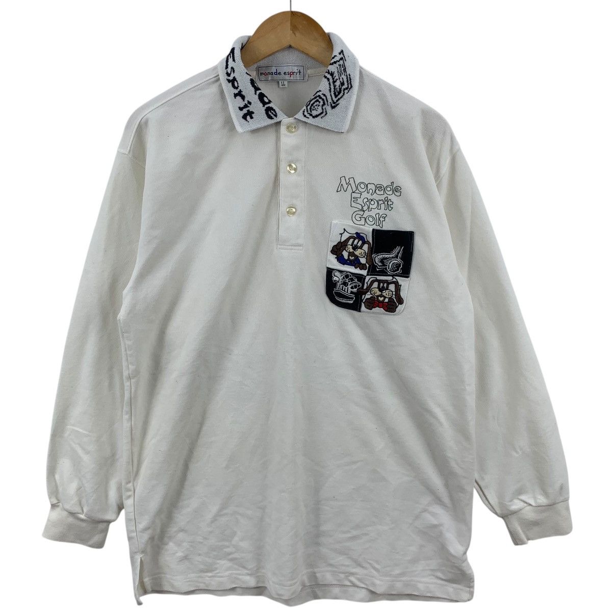 Esprit Vintage MONADE ESPRIT GOLF Dog Cartoon Pocket Polo Tee Size L / US 10 / IT 46 - 5 Thumbnail