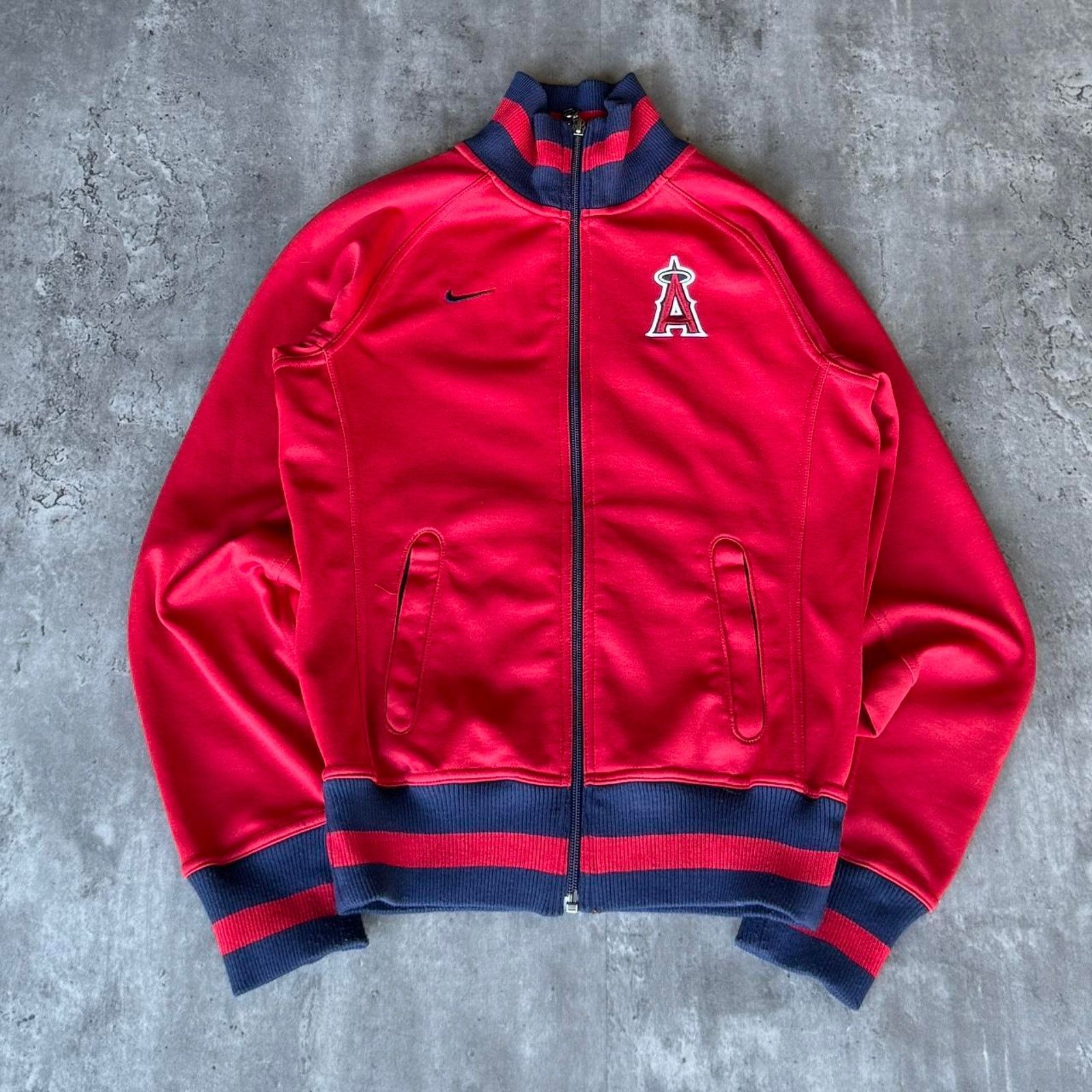 MLB × Nike × Vintage Nike Los Angeles Angels MLB Embroidered Jacket Size S / US 4 / IT 40 - 1 Thumbnail