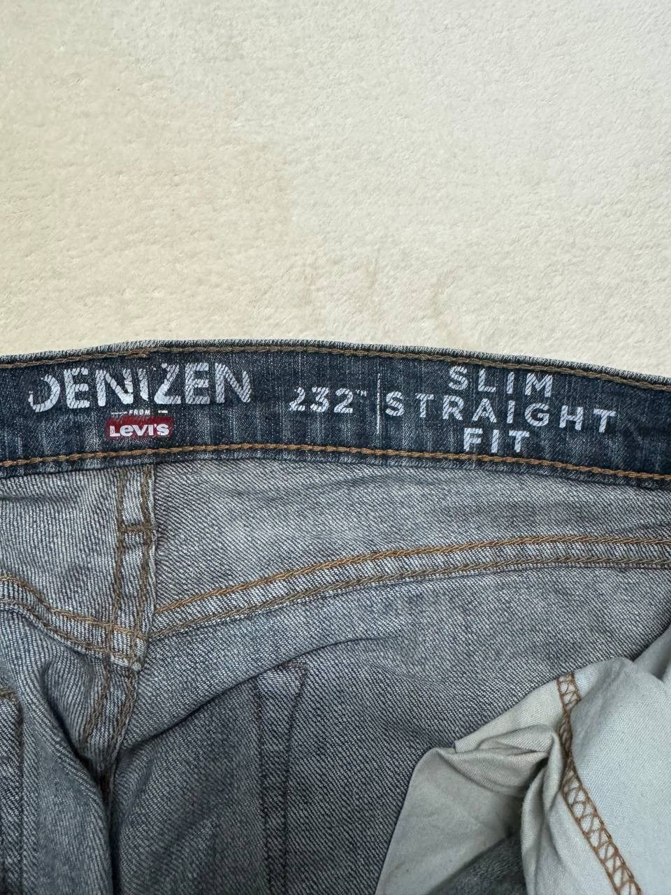 Levi's GRUNGE Levi’s Slim Straight Fit Faded Distressed Blue Jeans Size US 33 - 11 Thumbnail