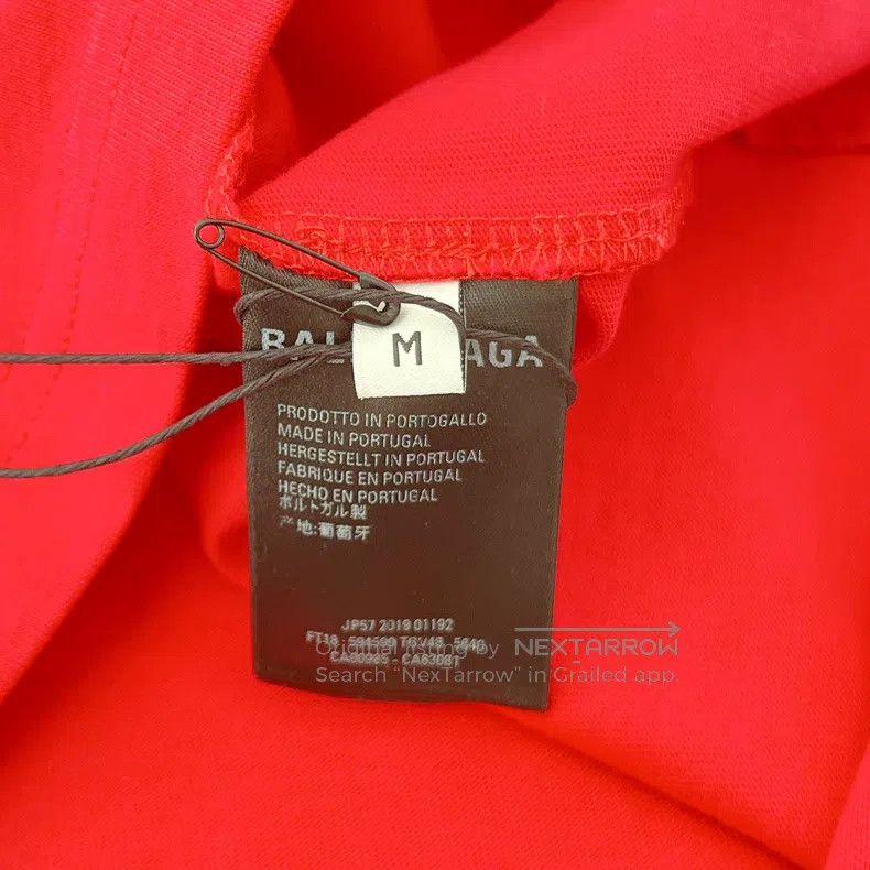 Balenciaga Balenciaga Red Short Sleeve Top Size US M / EU 48-50 / 2 - 8 Thumbnail