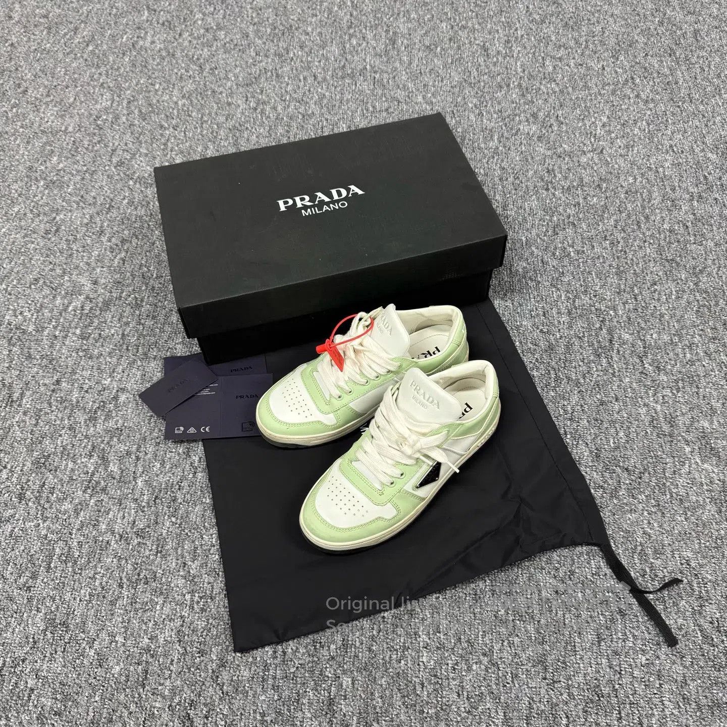 Prada Prada Color blend, triangle mark, letter logo, board shoes Size US 5.5 / IT 35.5 - 2 Thumbnail