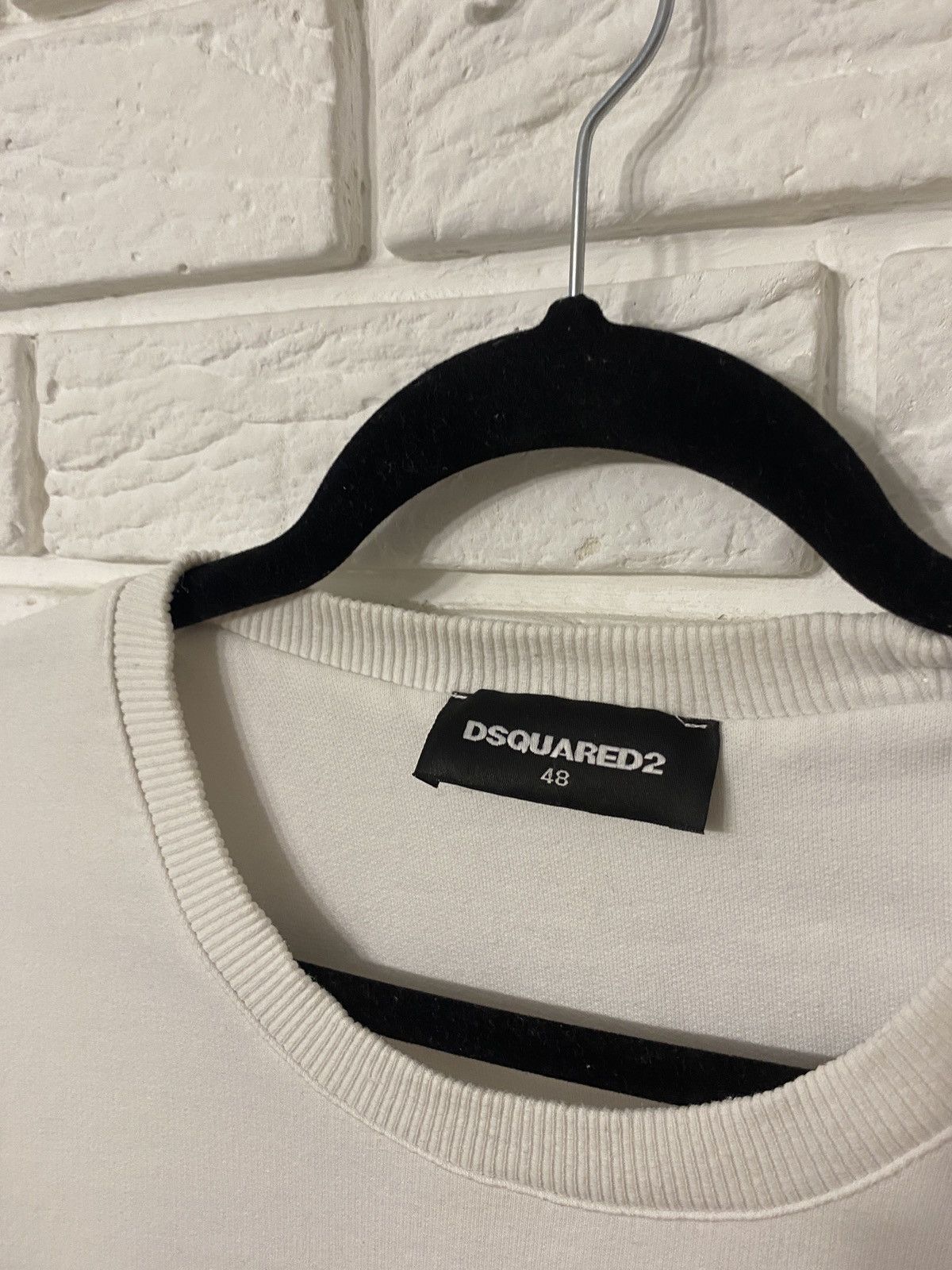 Dsquared2 Dsquared2 Sweatshirt Center Logo White Size US M / EU 48-50 / 2 - 4 Thumbnail
