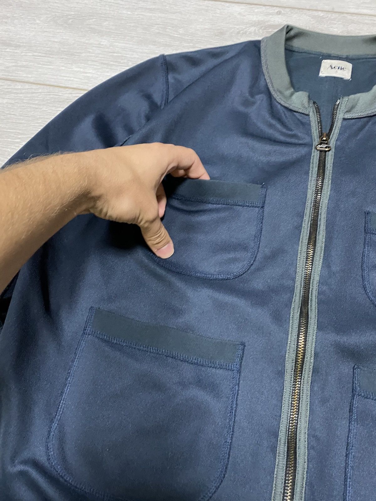 Acne Studios Acne Studios Pigall DF A/W 08 Pockets Zip Jumper / Jacket Size US L / EU 52-54 / 3 - 4 Thumbnail