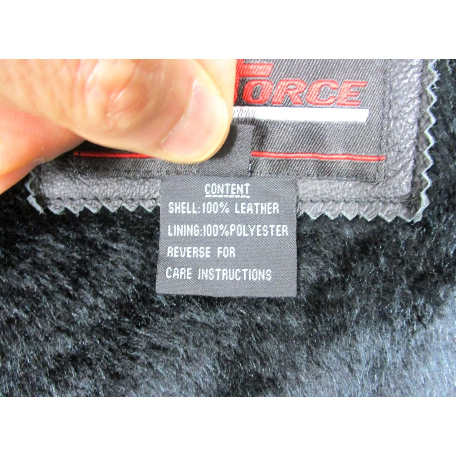 Vintage Lion Force Leather Overcoat Mens XL Black Full Zip Pockets Lined Warm Winter Size US XL / EU 56 / 4 - 7 Thumbnail