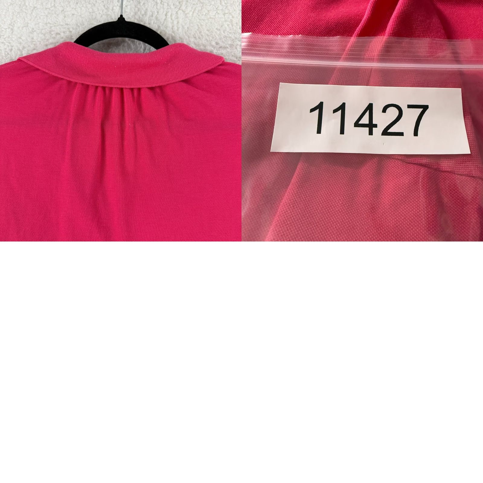 Lacoste Lacoste Polo Shirt Womens S Pink V-Neck 3/4 Sleeve Casual Knit Top Shirt Size S / US 4 / IT 40 - 9 Thumbnail