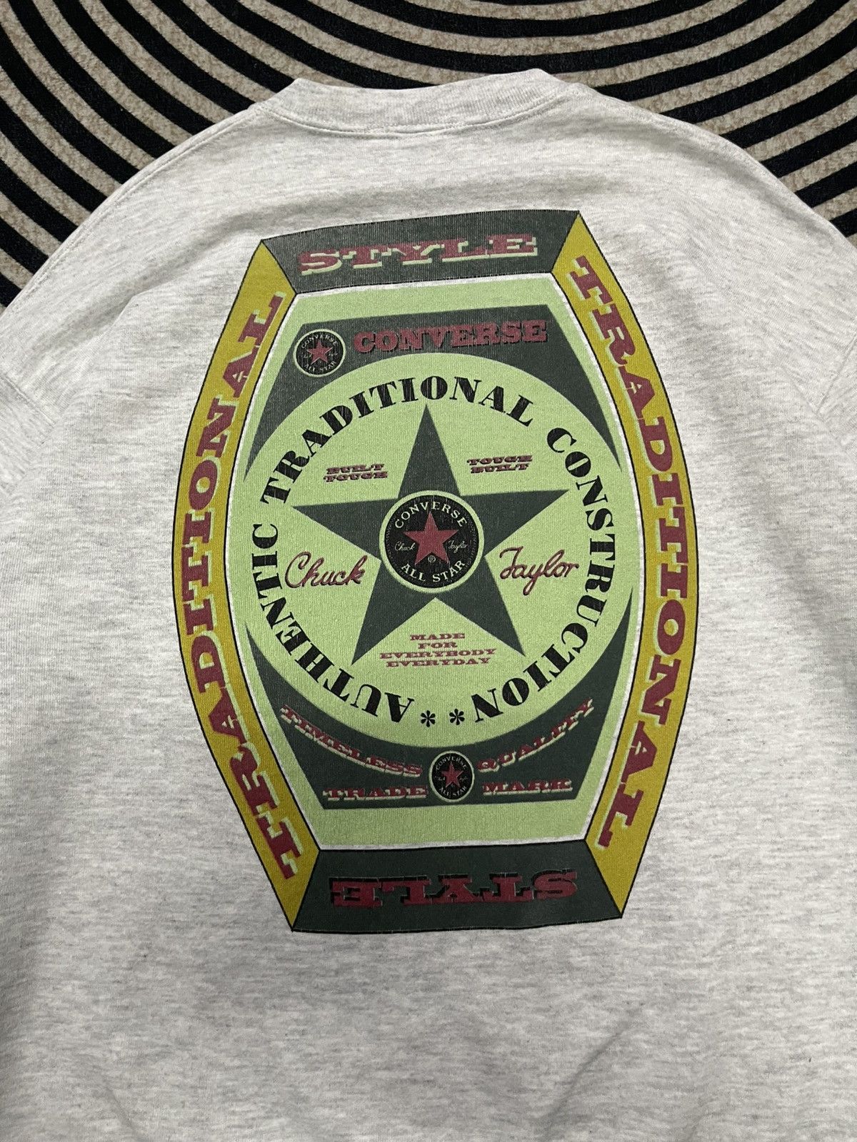 Converse 90s CONVERSE CHUCK TAYLOR TRADITIONAL STYLE SWEATSHIRT RARE Size US L / EU 52-54 / 3 - 14 Thumbnail
