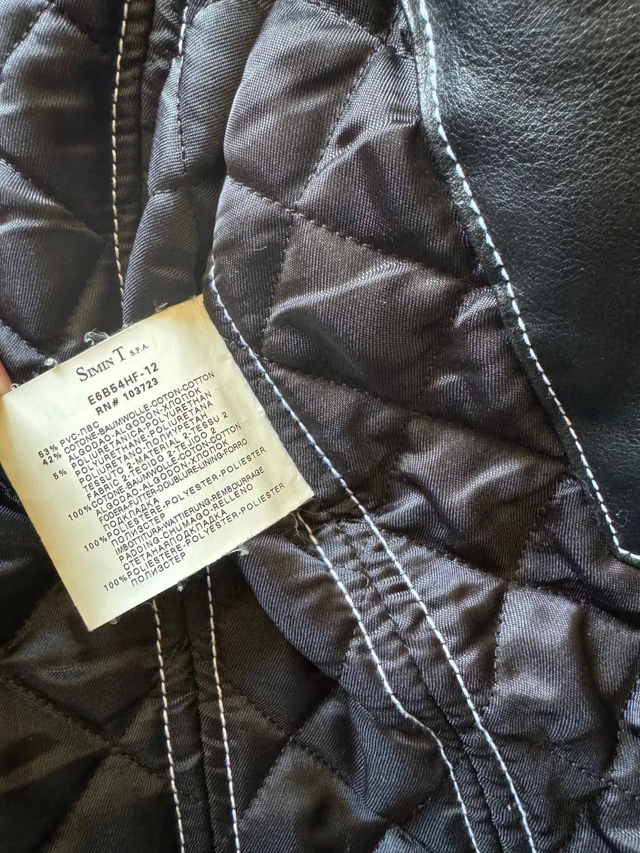 Armani 2000s Armani Black Hybrid Relaxed Cozy Leather Jacket Size US L / EU 52-54 / 3 - 7 Thumbnail