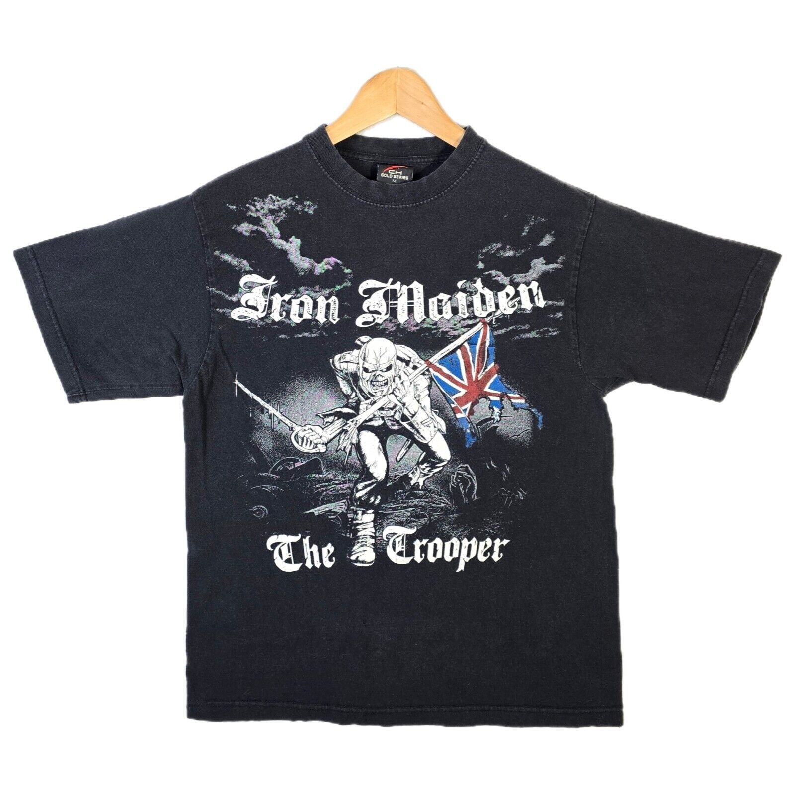 Band Tees Vtg Iron Maiden The Trooper Y2K T Shirt Black Size Medium Size US M / EU 48-50 / 2 - 1 Thumbnail
