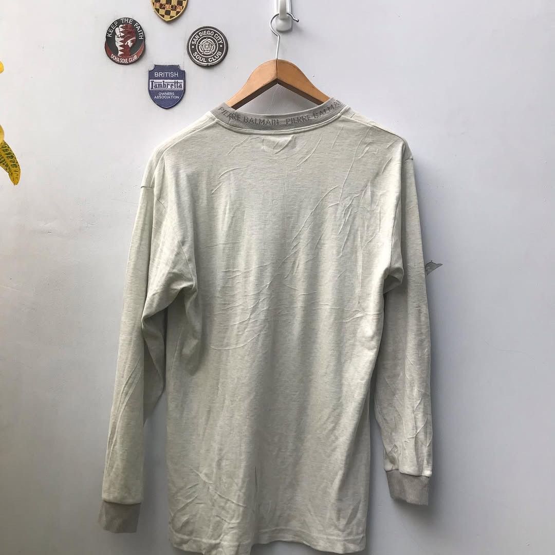 Designer × Pierre Balmain Pierre Balmain Round neck lined Font Crew Neck Size Large Size US L / EU 52-54 / 3 - 4 Thumbnail