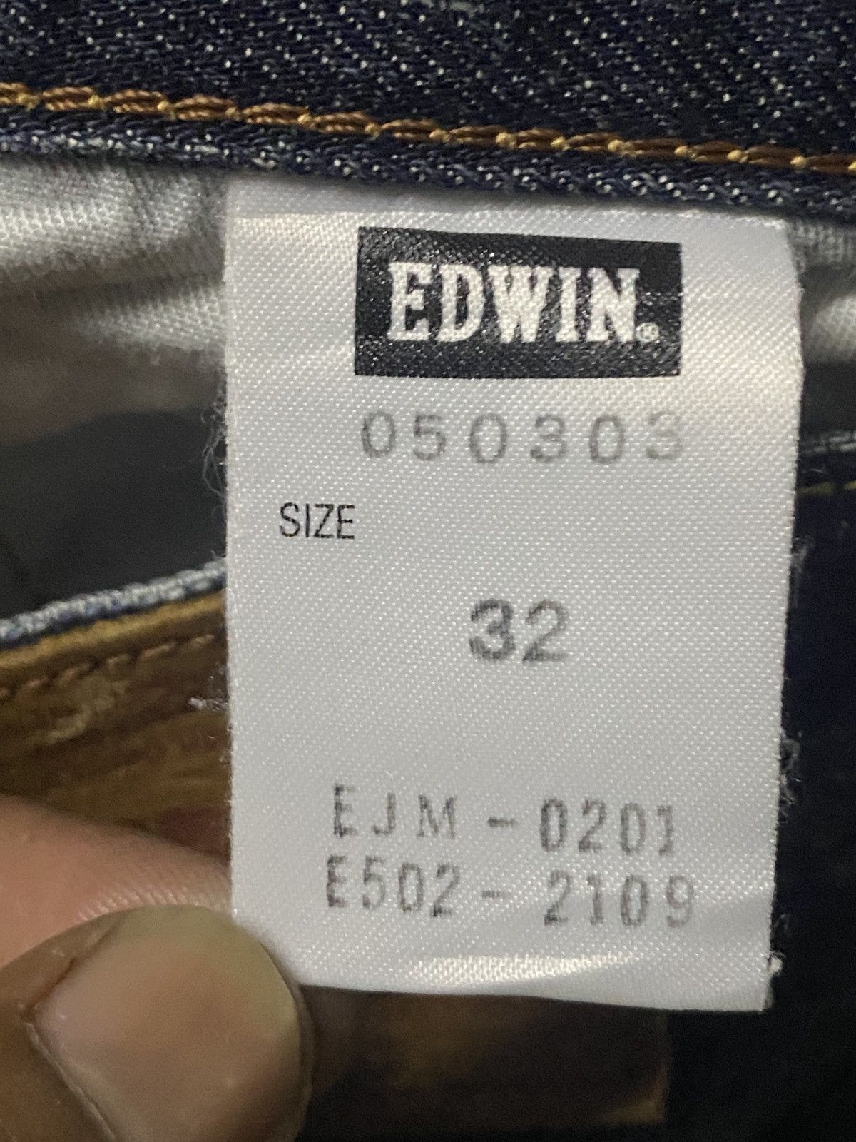 Edwin Vintage Edwin 503 Mud Wash Baggy Jeans Size US 32 / EU 48 - 16 Thumbnail