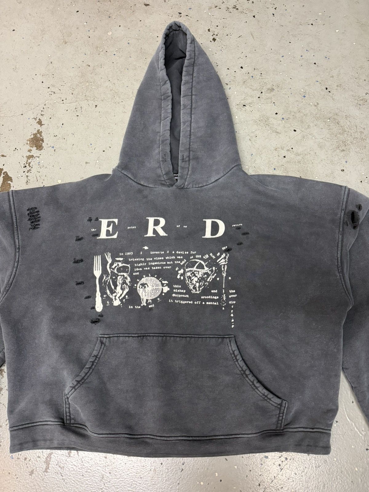 Enfants Riches Deprimes Enfants Riches Déprimés 'My Role In The War' Hoodie Size US M / EU 48-50 / 2 - 2 Thumbnail