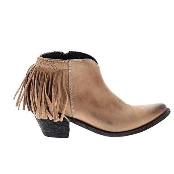 Old Gringo Old Gringo Women Genuine Leather Fringe Ankle Boots Sz 7.5 B Size US 7.5 / IT 37.5 - 1 Thumbnail