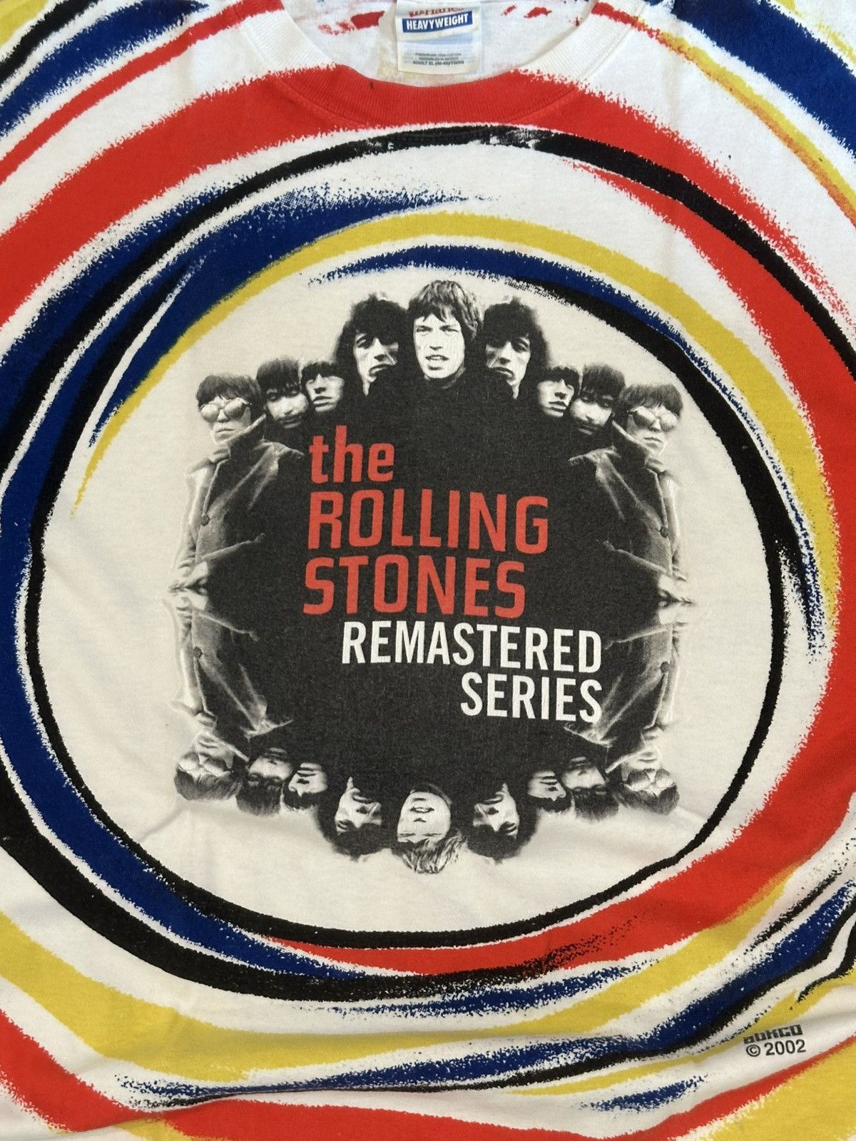 Band Tees Vintage Y2K 2002 Rolling Stones Remaster Crazy AOP Tee XL Size US XL / EU 56 / 4 - 2 Thumbnail