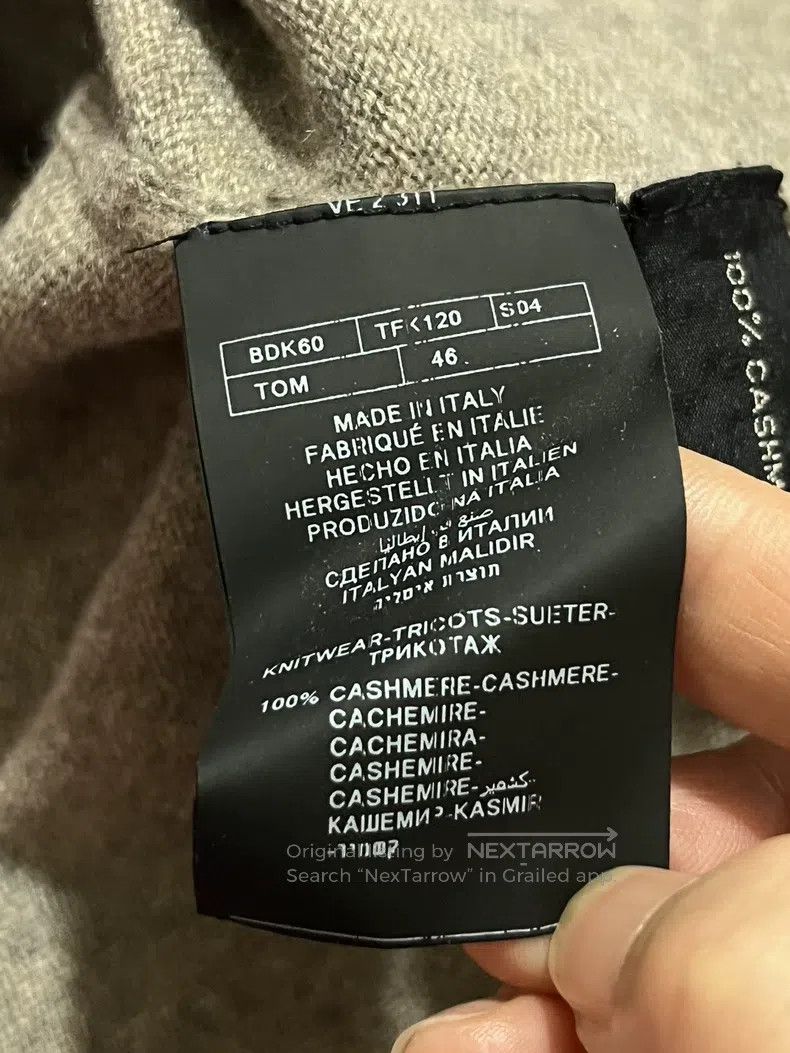 Tom Ford Tom Ford High-neck mixed color cashmere sweater, 100% pure Size US S / EU 44-46 / 1 - 6 Thumbnail