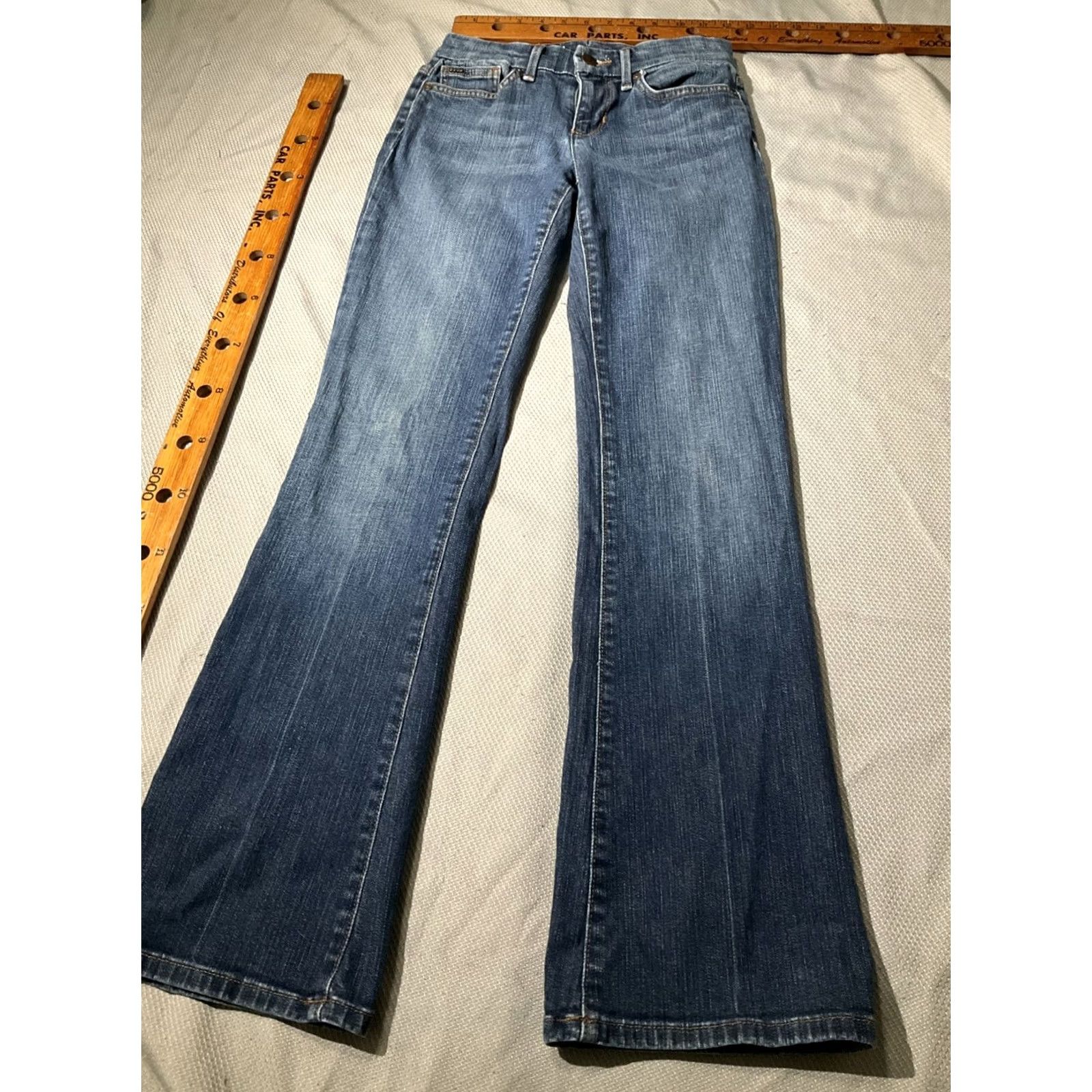 Vintage Joes Jeans Womens Bootcut Jeans Provocateur Denim Pants 25 Blue 5-Pocket Regular Inseam 30” Size 42" / US 20 - 6 Thumbnail