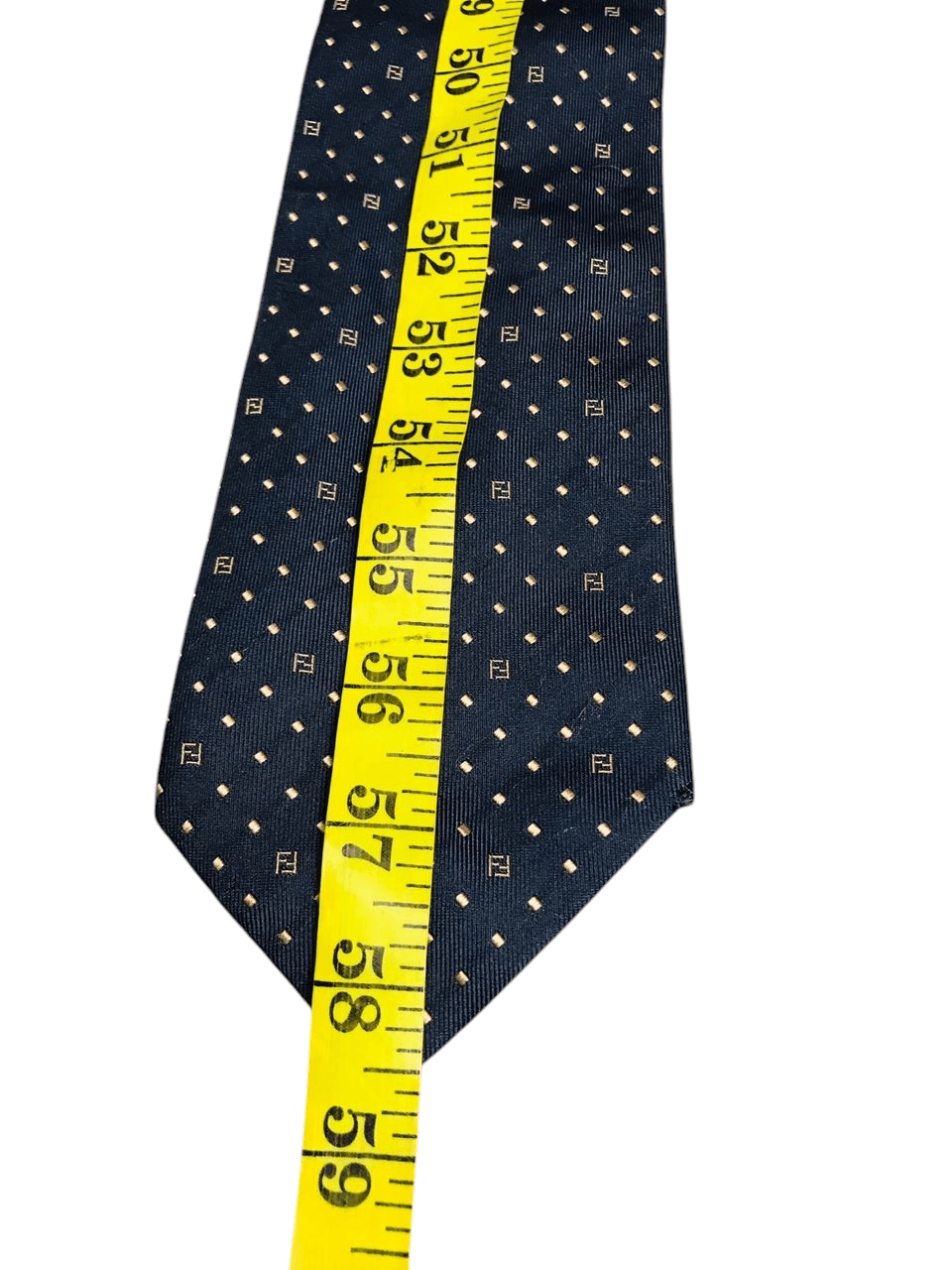 Fendi Fendi Monogram Silk Neckties Size ONE SIZE - 3 Thumbnail